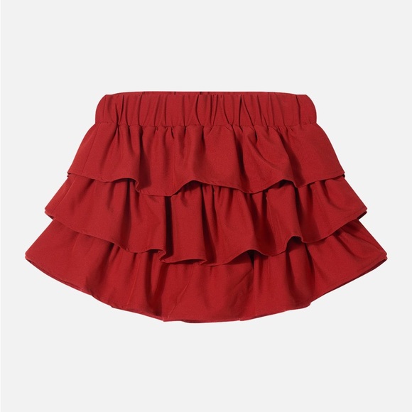 Aelfric Eden Dresses & Skirts - NWT SOLD OUT Aelfric Eden Cherry Red Tiered Skirt size xs